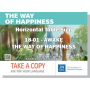 HPG-18.1 - 2018 Edition 1 - Awake - "The Way Of Happiness" - Table